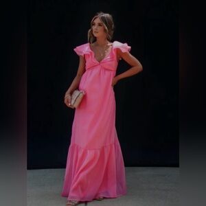 Vici Pink Maxi Dress